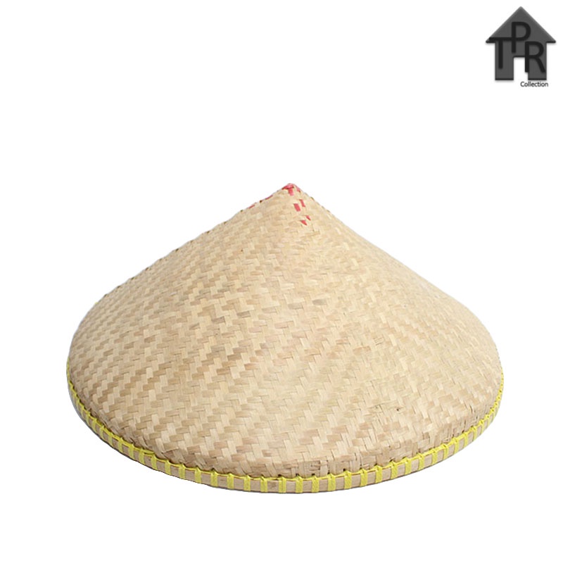 Bambu - Caping Dudukuy Topi Petani Sol Kuning D44