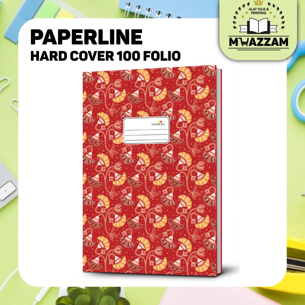 

Paperline Hard Cover Folio 100 Besar