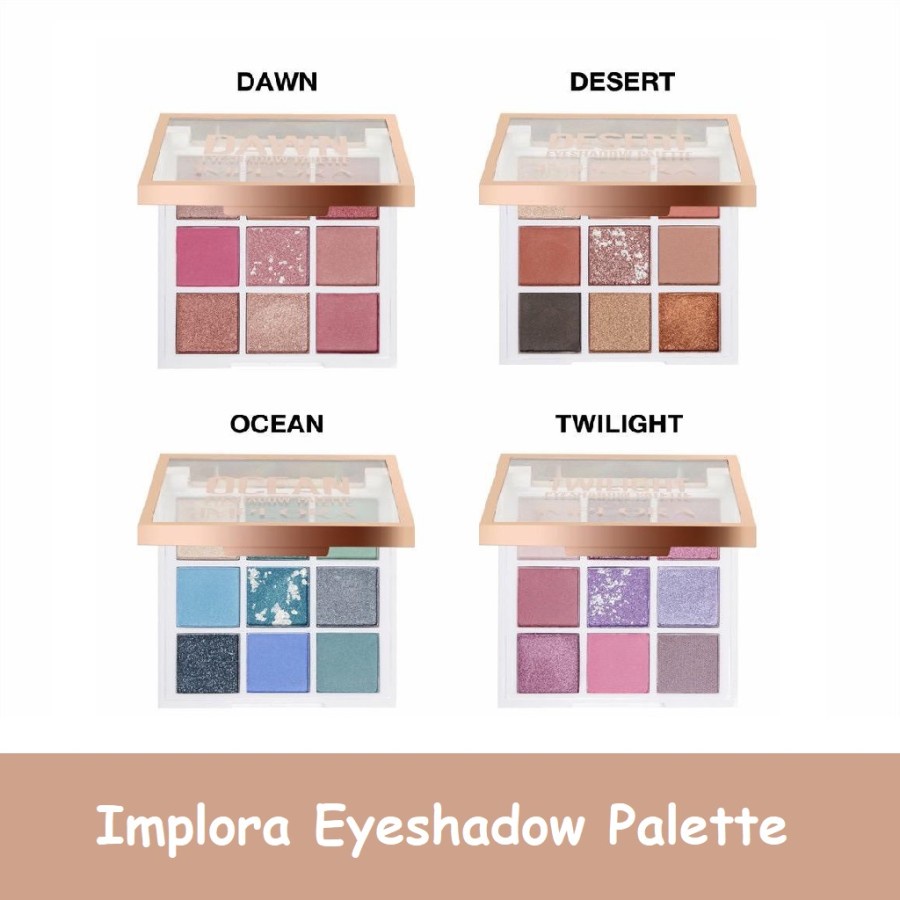 IMPLORA EYESHADOW PALETTE IN 9 LOOKS