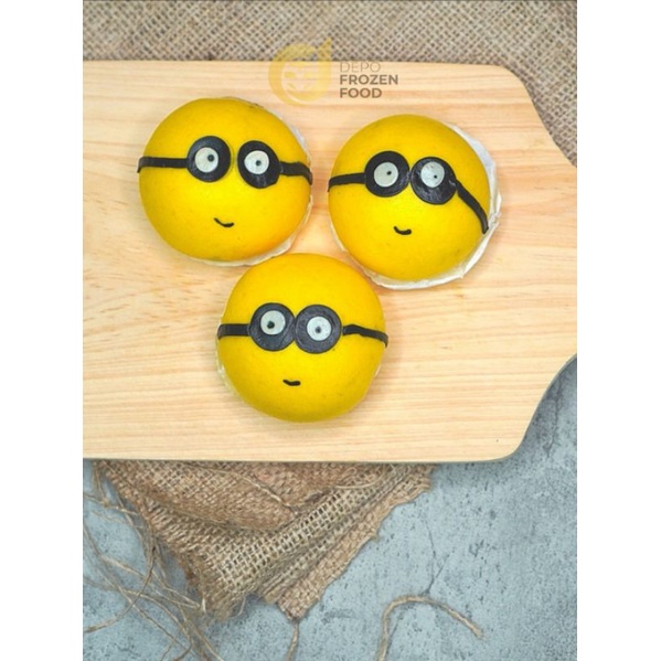 

PAO MINION COKLAT / FROZEN FOOD / FROZEN DIMSUM / 100% HALAL / HOME MADE