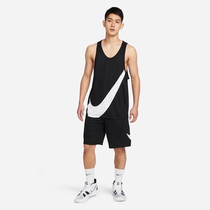 Nike crossover men's basketball jersey black