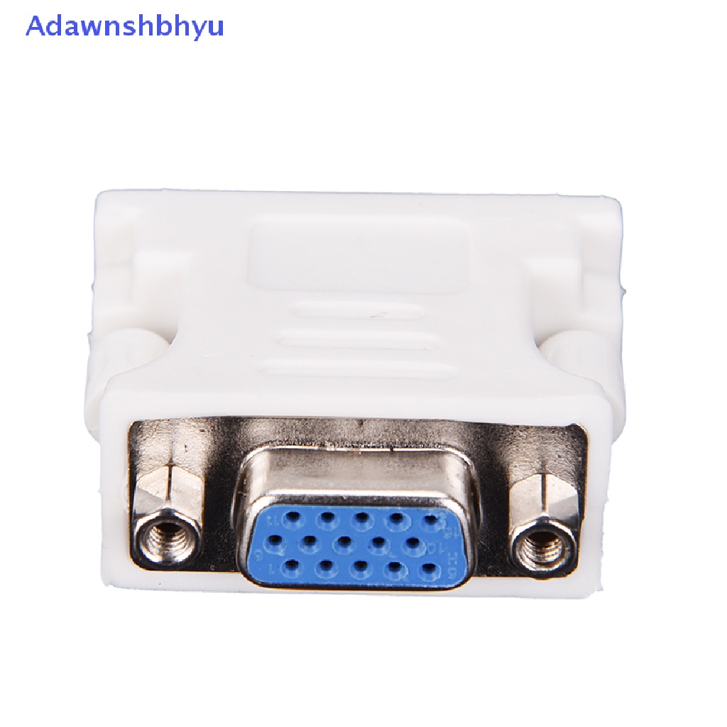 Adhyu Konektor portable hot top dual link DVI-I male Ana24+5Ke VGA female (15-pin) adapter ID