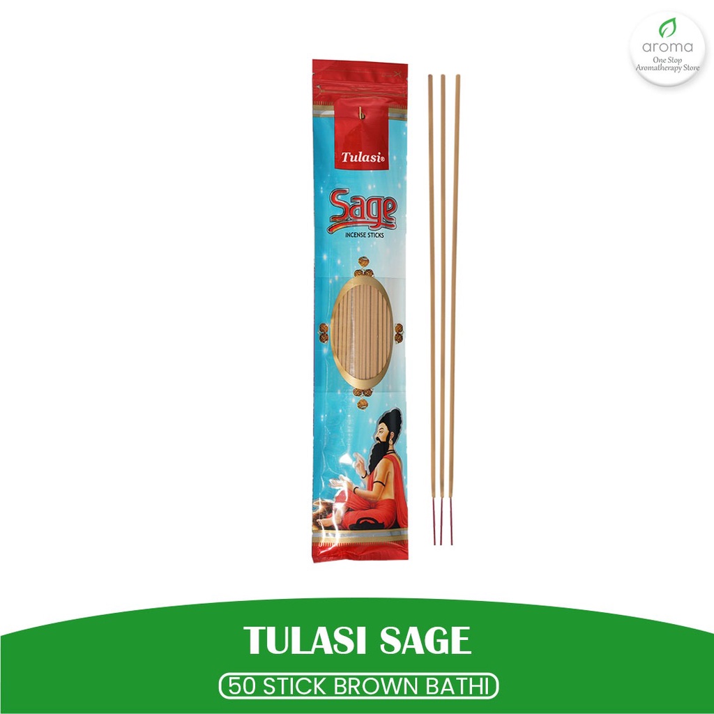 Dupa India (Aromaterapi) Brown Bathi - Tulasi Sage