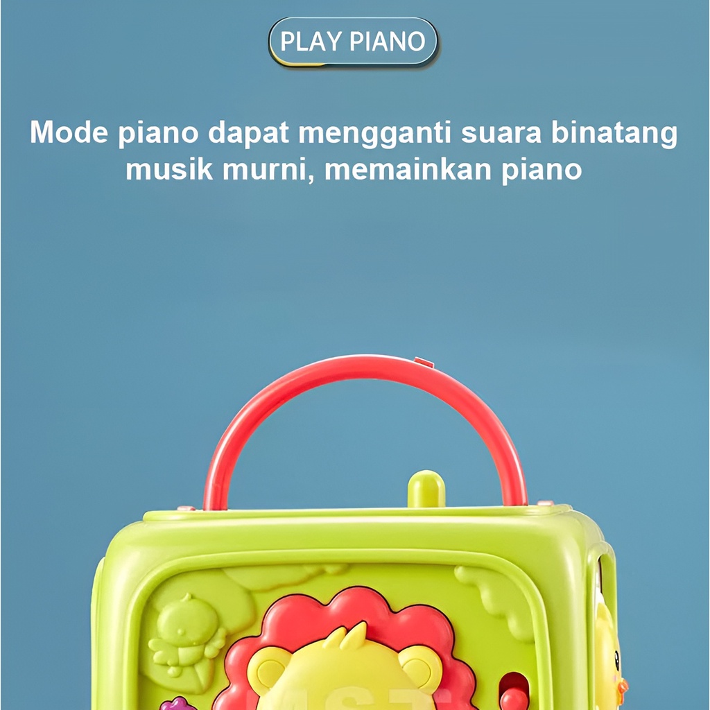 Block Wisdom Cube 6in1 | Mainan Edukasi Anak 1/2/3/4/5 Tahun Laki Laki Perempuan | Mainan Seru Untuk Keluarga
