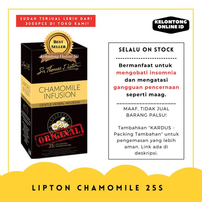 

Lipton Teh Celup Chamomile - Isi 25 Sachet x 1gr