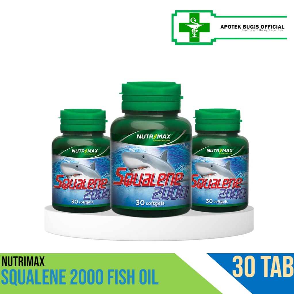 NUTRIMAX SQUALENE 2000 FISH OIL MINYAK IKAN SQUALANE SQUALEN