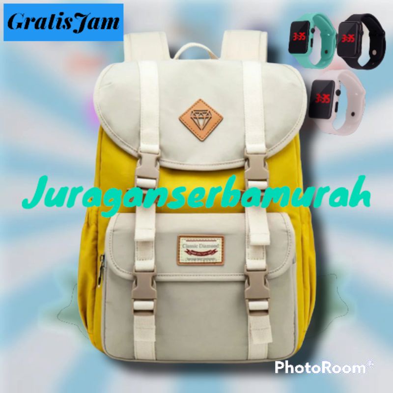 Tas Ransel Sekolah Anak Perempuan Backpack Korea Murah