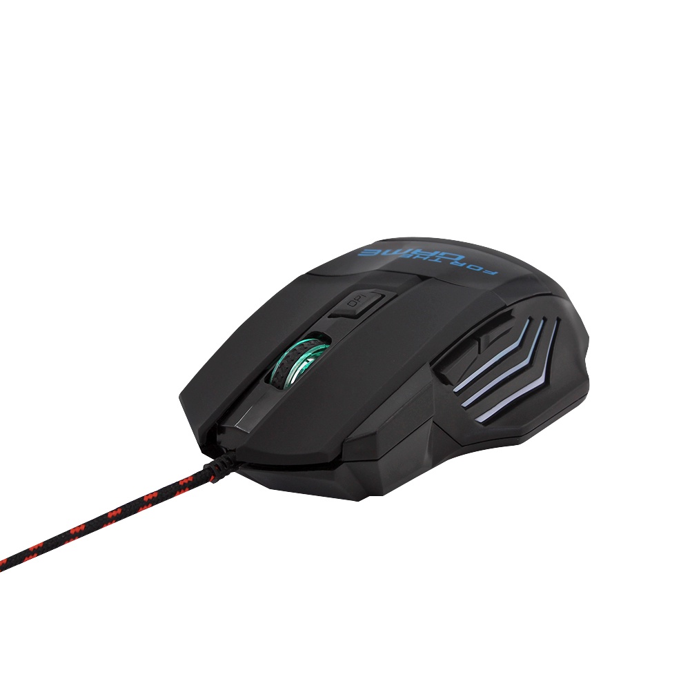 Mouse Kabel Sensor Game Sangat Akurat DPI Dapat Disesuaikan 800-1200-1600 Mouse Gaming Untuk PC Laptop