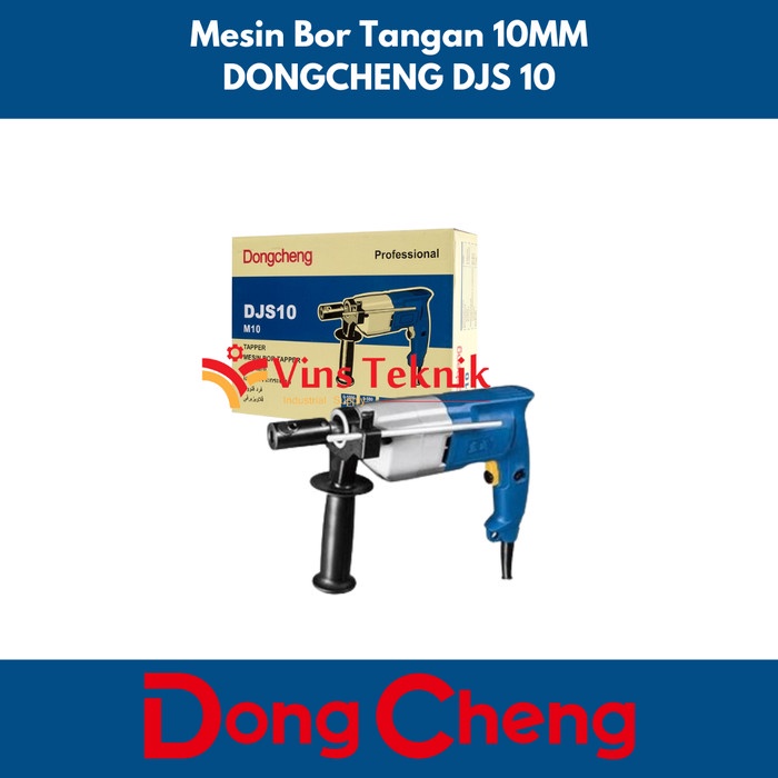 Dongcheng Tapper Djs 10Mm Mesin Bor Tangan 500 Watt