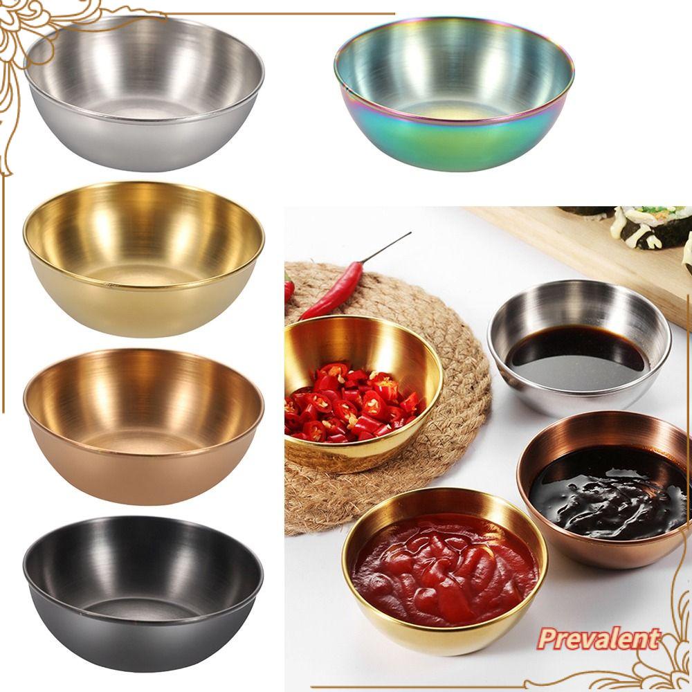 Preva 2Pcs Seasoning Dish Round Side Dish Sushi Cuka Kecap Kecil Makanan Sauce Cup