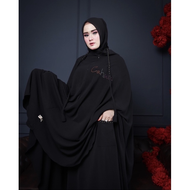 NEW‼️ALESHA  mukena by cahwa mukena 2in1 jumbo swaroski