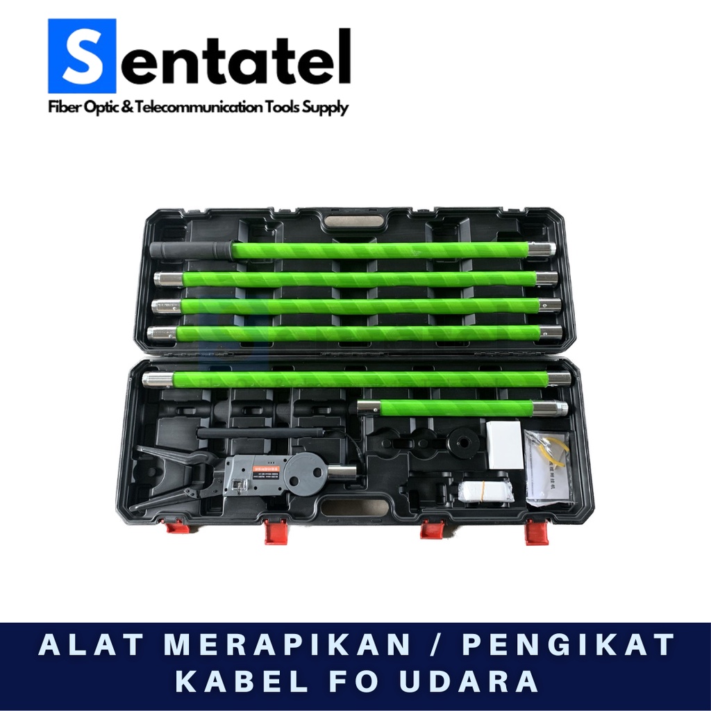 Alat Pengikat Merapikan Kabel Fiber Optik Udara Aerial Otomatis
