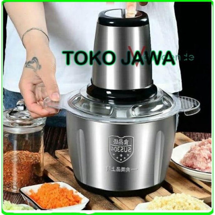 PENGGILING DAGING CHOPPER DAGING GSF 3802 Mata Pisau Yg Tajam 2 LITER
