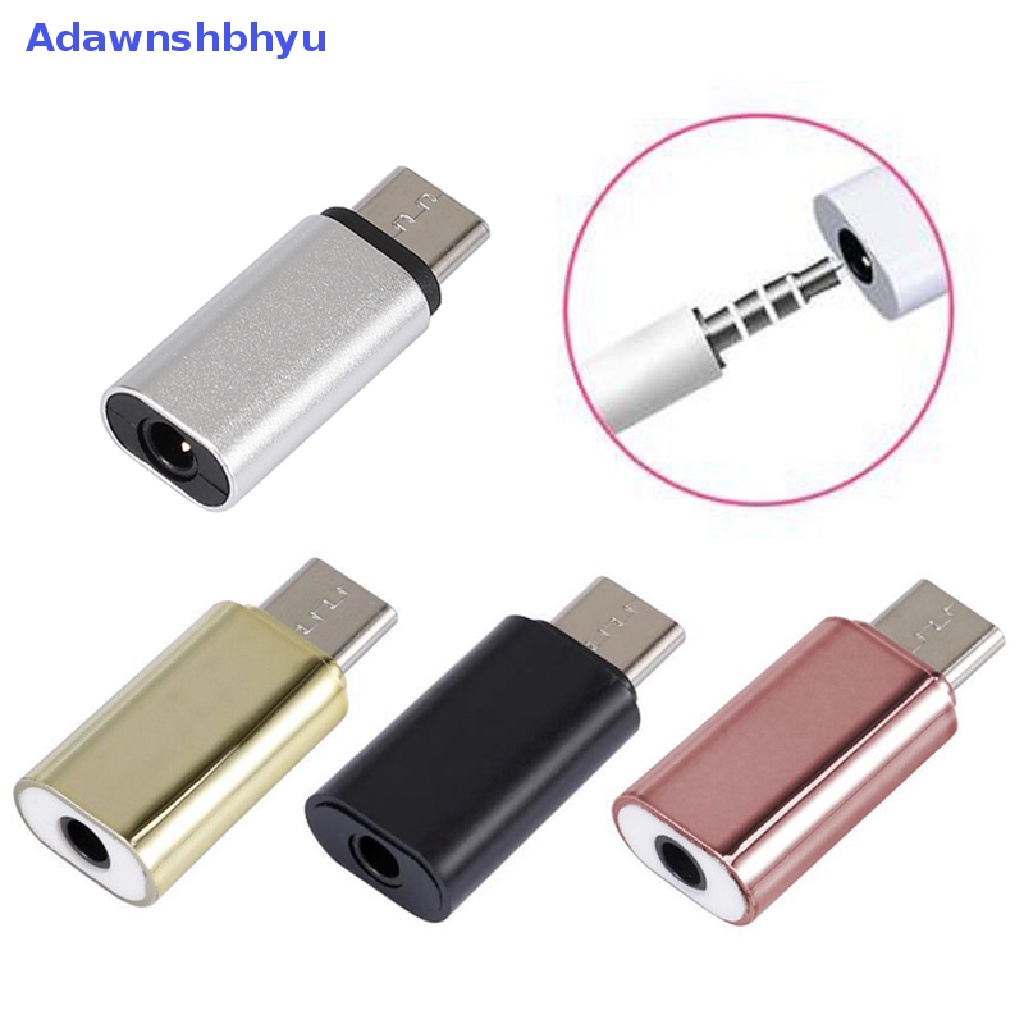 Adhyu USB To Type C Jack Adapter Micro USB Smartphone Converter Phone Charge Konektor ID