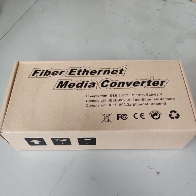 Fiber Ethernet Media Conveter 2 Port SC 20Km(A1+B1) 3 Port Rj45