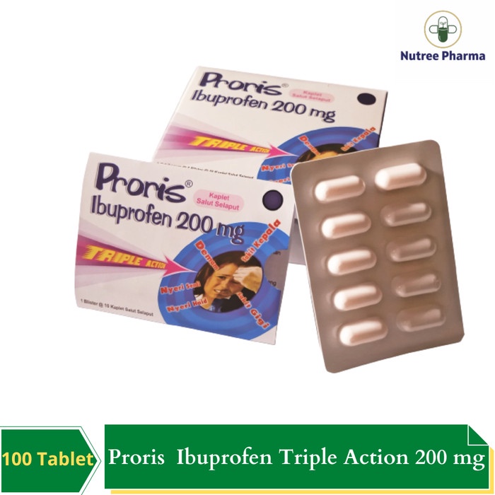 Proris Ibuprofen Cap (200mg) Box/100