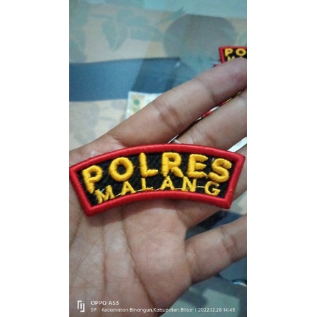 Bordir Timbul Polres Malang