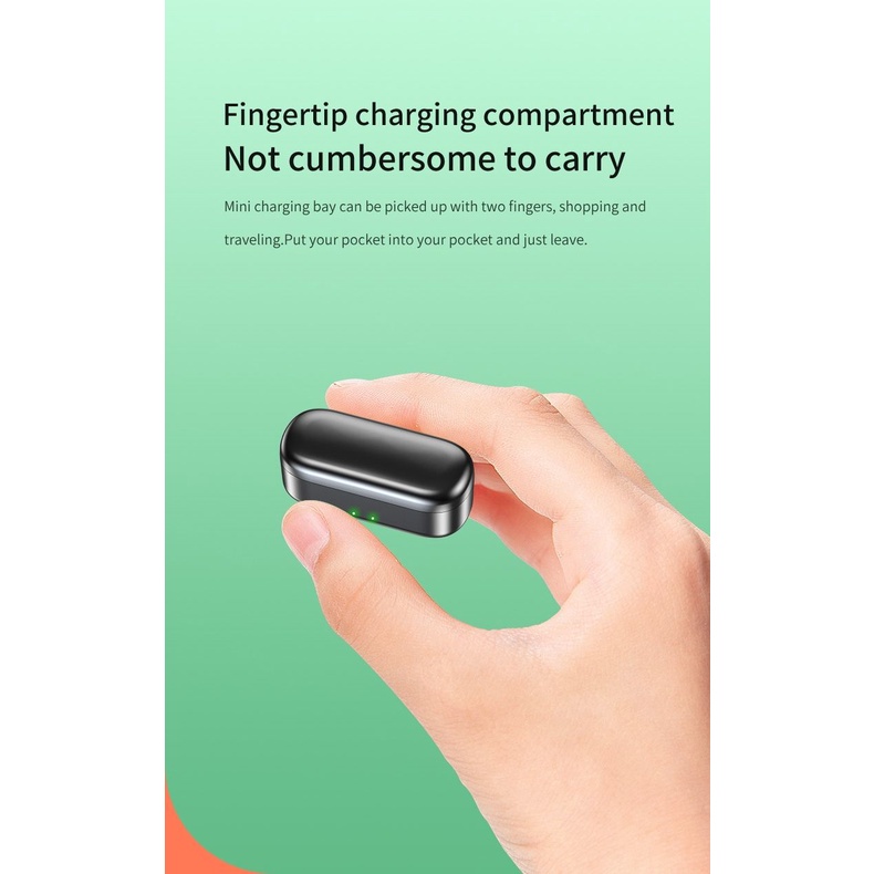 TWS S9 earphone Bluetooth Pure BASS Stereo music telfon gaming daily wireless headset Smart Touch with mic original