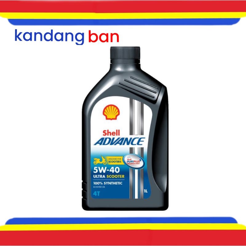 OLI SHELL ADVANCE ULTRA MATIC 5W-40 1L, PRODUK DI JAMIN ASLI, BUAT SEMUA MATIC