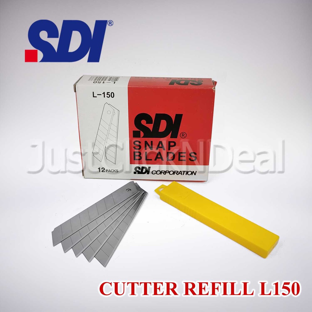 

SDI L150 Isi Ulang Cutter Blades Refill Besar