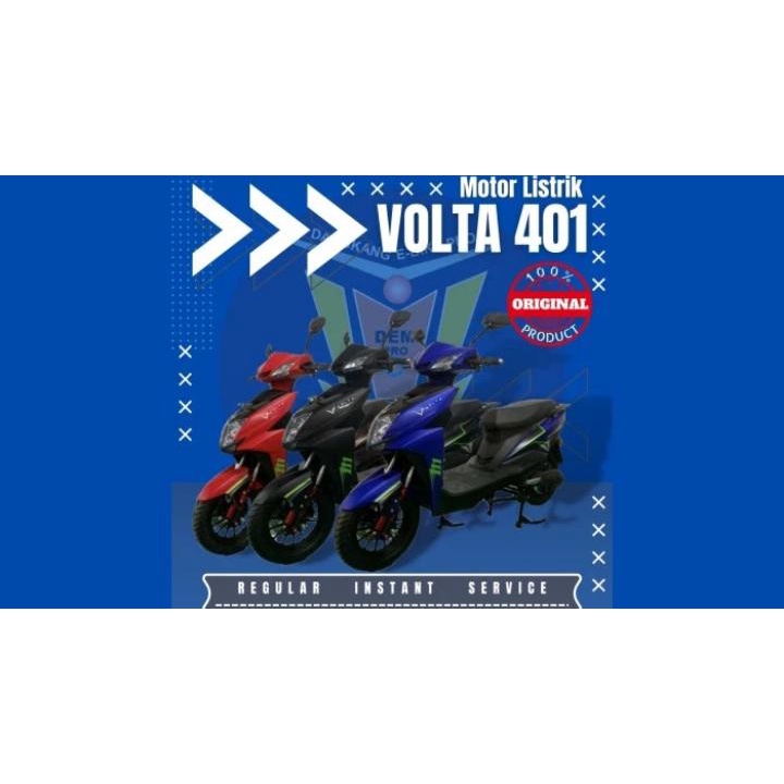 Sepeda Motor Listrik Volta 401 Ban Tubless Baterai Swap| SAWANGAN DEPOK