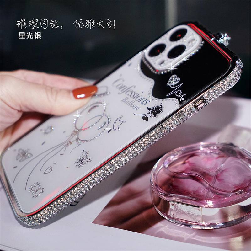 Glitter Berlian Imitasi Case Untuk iPhone14 13 12 11 Pro Max Plus Case Shockproof Metal Bumper Cover Untuk iPhone14 iPhone12 iPhone13 iPhone 14 Pro Max14 Plus Case