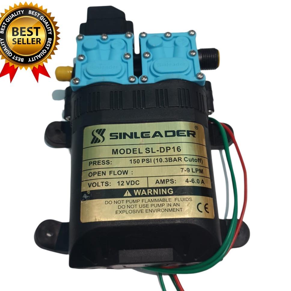 ㅑ POMPA AIR DC HIU 12 VOLT DOBEL PUMP EARTH 150 PSI .,.