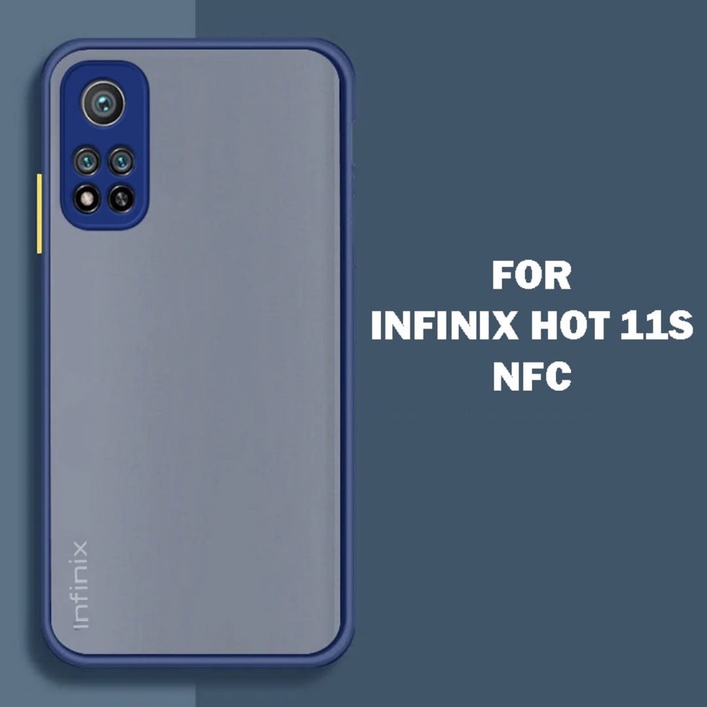 Soft Case Silikon Infinix Hot 11s NFC My Choice Aero Color Button Matte Frame Camera