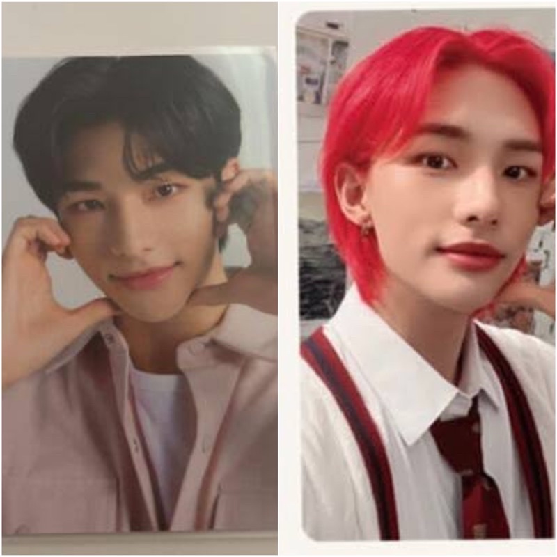 [booked] photocard hyunjin nacific r8 pair hyunjin nacific r13