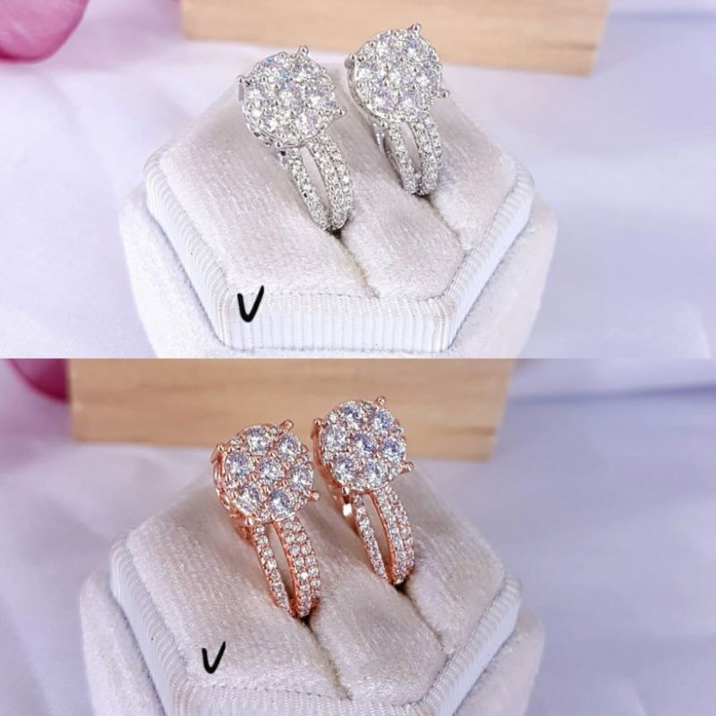 Anting Klip Vier High Premium Jewellery