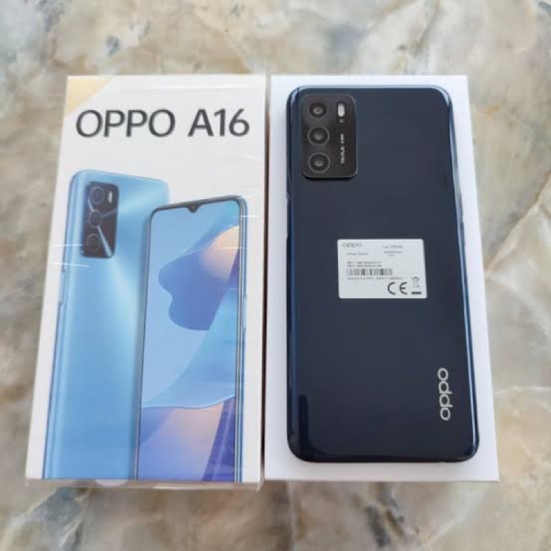 Oppo a16 3/32gb bekas lengkap