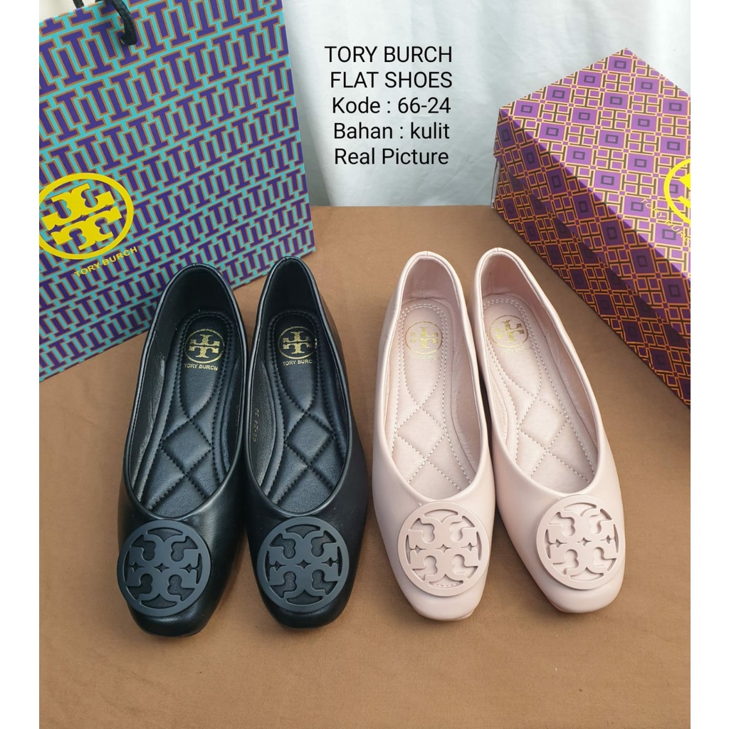 SEPATU WANITA KULIT FLAT SHOES 66-24