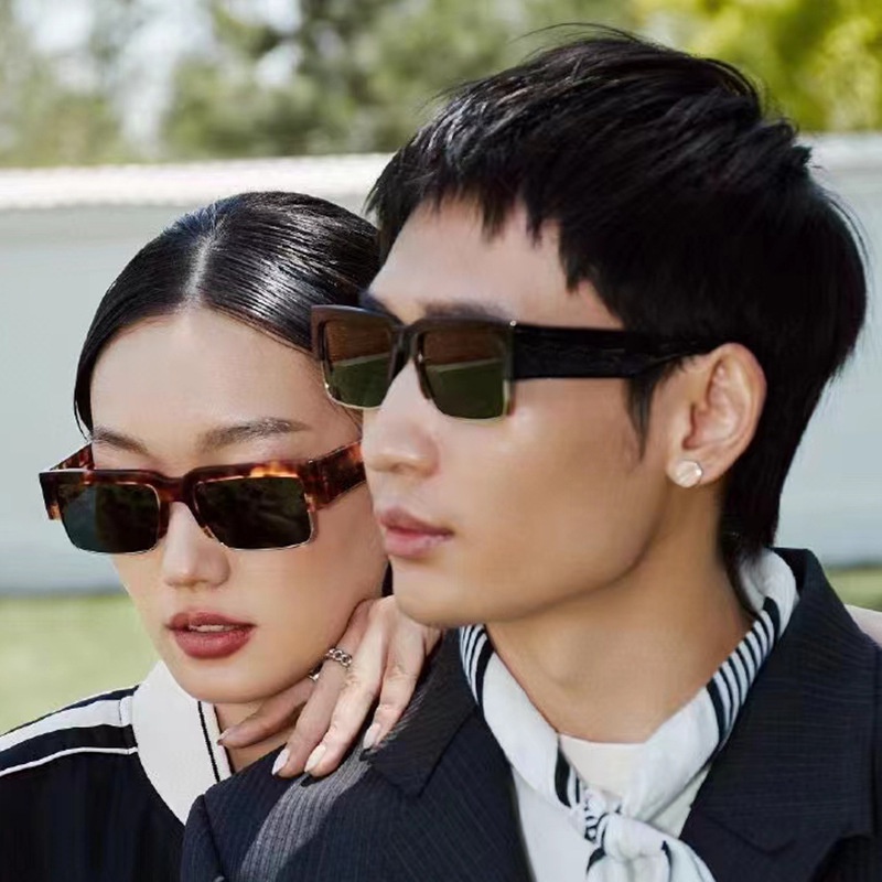 Aesthetic Shades Sunglasses UV400 Untuk Wanita/Pria Eyeglasses Colour