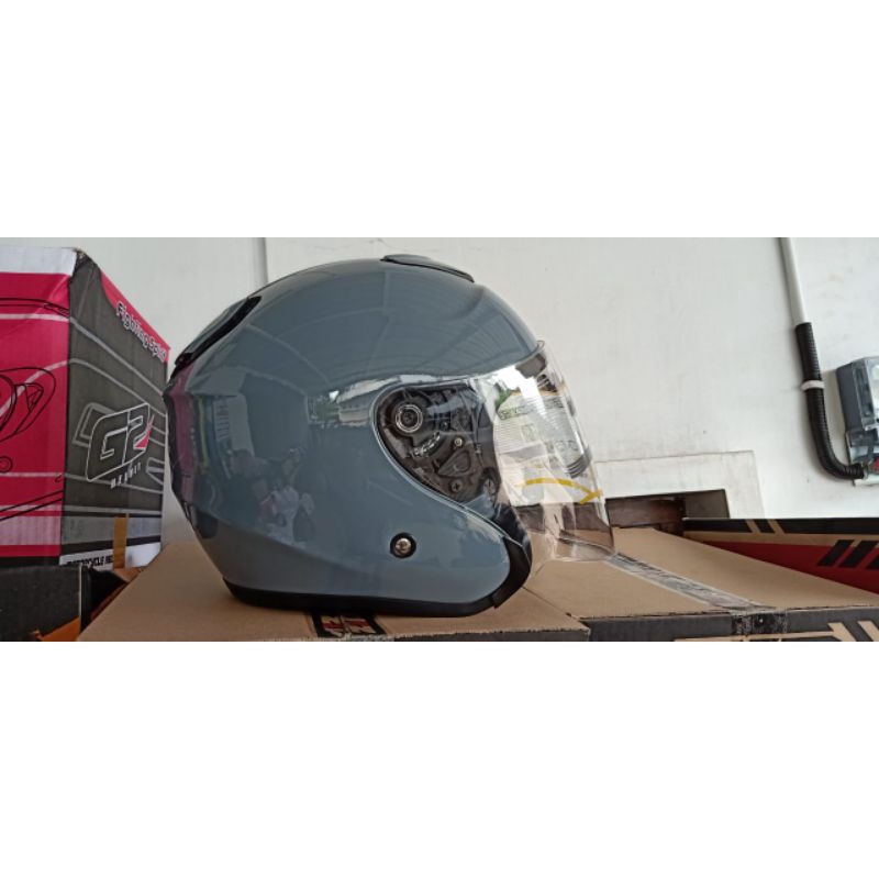 HELM ZIP KYOTO KW FLAT VISOR GORILAZ GREY GLOSS