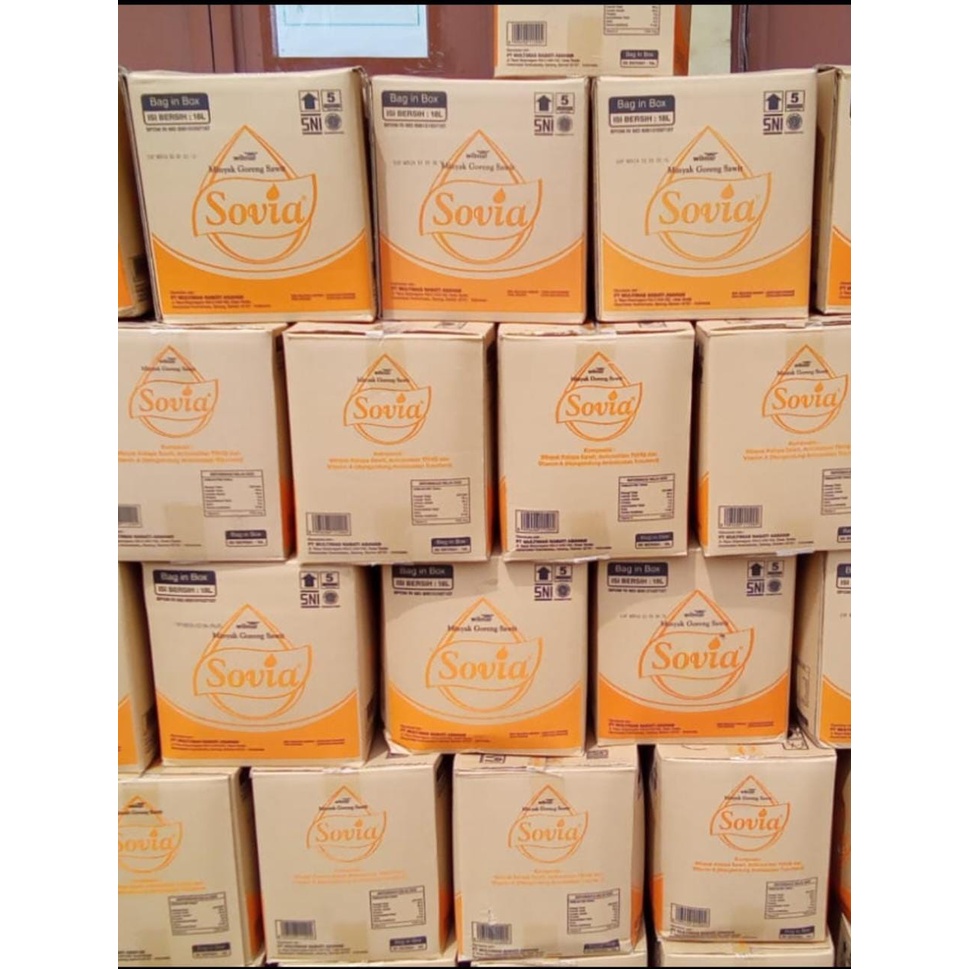

MINYAK GORENG SOVIA BIB 18 LITER PERDUS