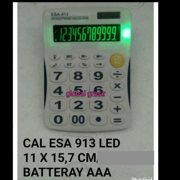 

PROMO SPECIAL KALKULATOR ESA 913 LED 12 DIGIT