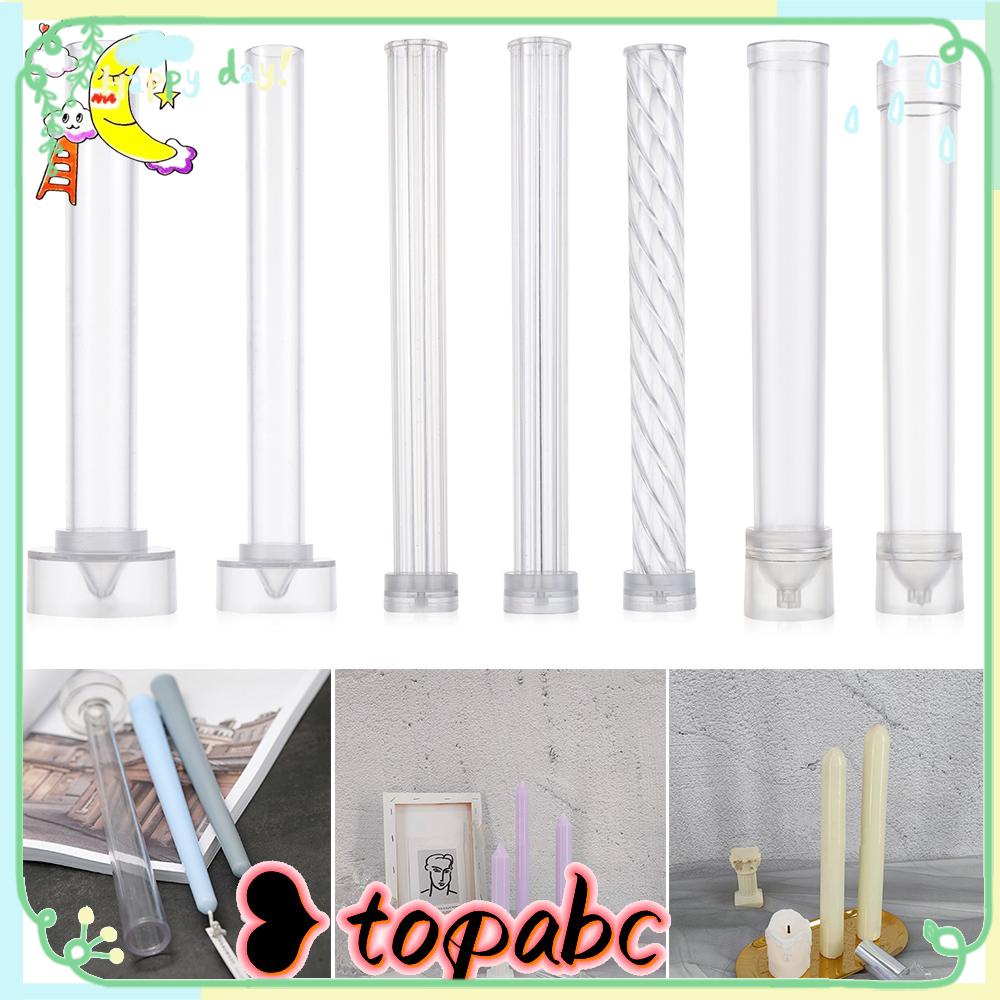 Top Candle Mold Perlengkapan Pernikahan Clay Tools Plastik Buatan Tangan Membuat Sabun