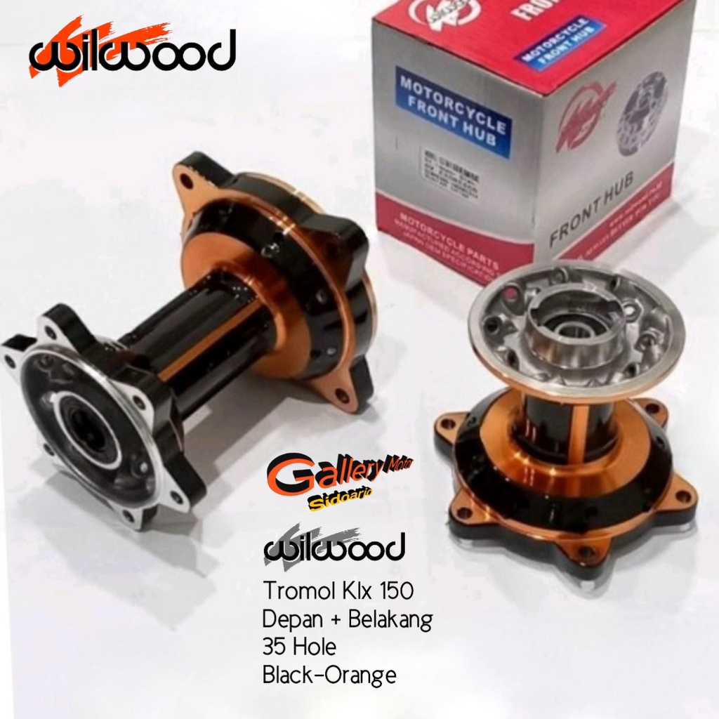 Wilwood Tromol KLX 150 36Hole Depan + Belakang Double Bearing
