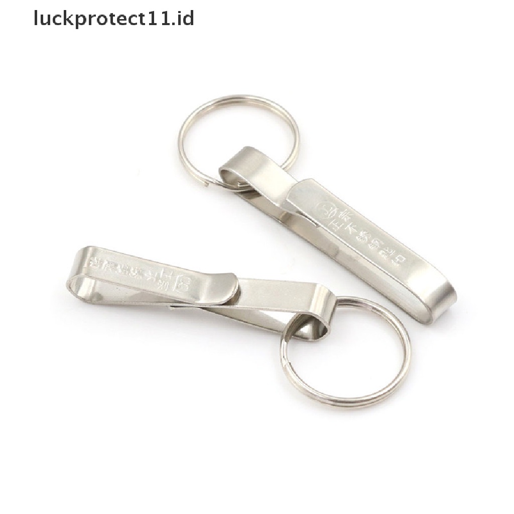 /Fashion Hot//// Gantungan Kunci Pelepas Cepat Ringkas Stainless Steel Klip Sabuk Tempat Gantungan Kunci.