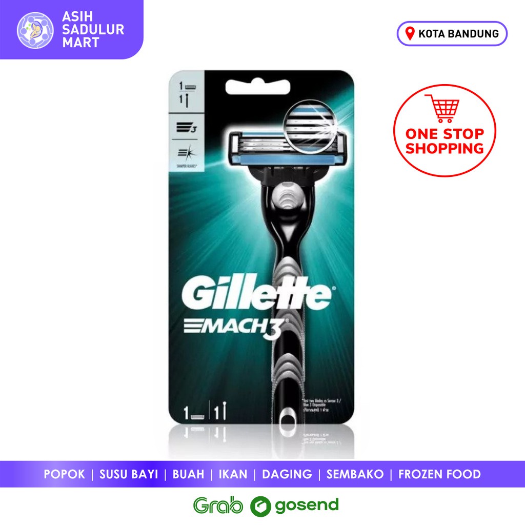 Gillete Mach 3 Alat Cukur Rezor Bandung Murah Promo