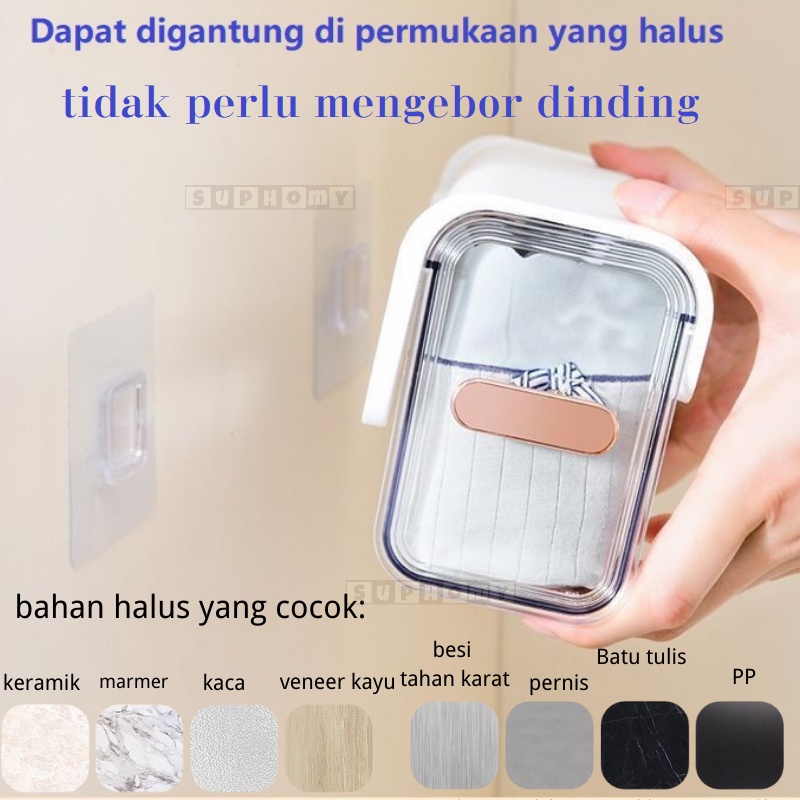 Kotak Penyimpanan Serbaguna Sliding Cabinet Wall Storage Socks Underwear Drawer Organizer tempat kaos kaki
