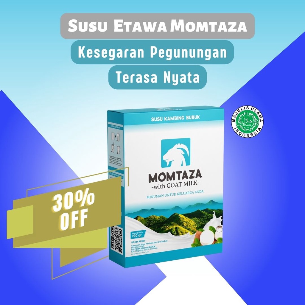 

LEBIH BANYAK SUSU, Momtaza Susu Kambing Etawa Asli, Terlaris, Berkualitas