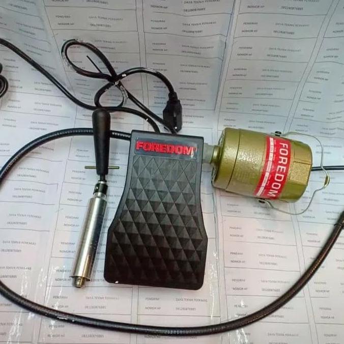FOREDOM ORIGINAL MESIN BOR GANTUNG BOR TUNER CUNER MINI GRINDER PEDAL ricky87