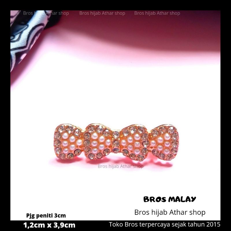 Bros Dagu Malay Bross Dagu Panjang Permata Mutiara Bros Jilbab Pin Peniti Hijab By Bros Hijab Athar Shop