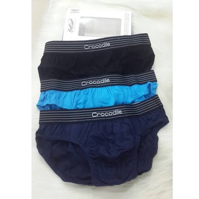 1 Box isi 3 Pcs Celana Dalam Crocodile 521 247 - CD Pria - Karet Boxer