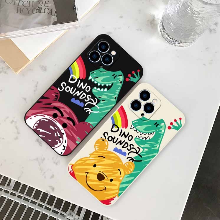 SOFTCASE PRINTING LENS PROTECTOR Dino Sounds case redmi note 5 pro 5a 7 8 pro 9 pro 10c 11t pro