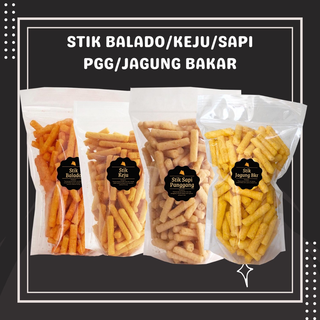 

Stik Keju Balado (M) 70gr Snack Cemilan Camilan Kiloan Asin Grosir