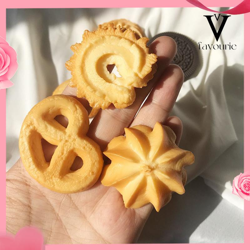 CODCODJepit Rambut Desain Biskuit Cookies Gaya Korea Untuk Wanita-FA-FA