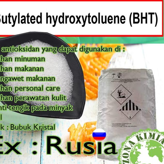 

Terbaru 3.3 100gr Antioksidan BHT ANTIOXIDANT Butil Hidroksi Toluena Butylated hydroxytoluene Anti Tengik Minyak Anti Jamur 100g