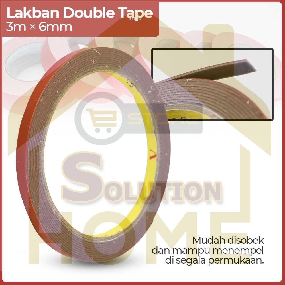 

HSS TOOLS - JETTING Lakban Selotip Double Tape 3 Meter 1 PCS - SC-3M